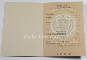 Аттестат за 11 класс до 1994 в Тюмени